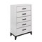 Global Furniture Usa Rustic Transitional Foil Kate White Chest 1222 - alternate 2